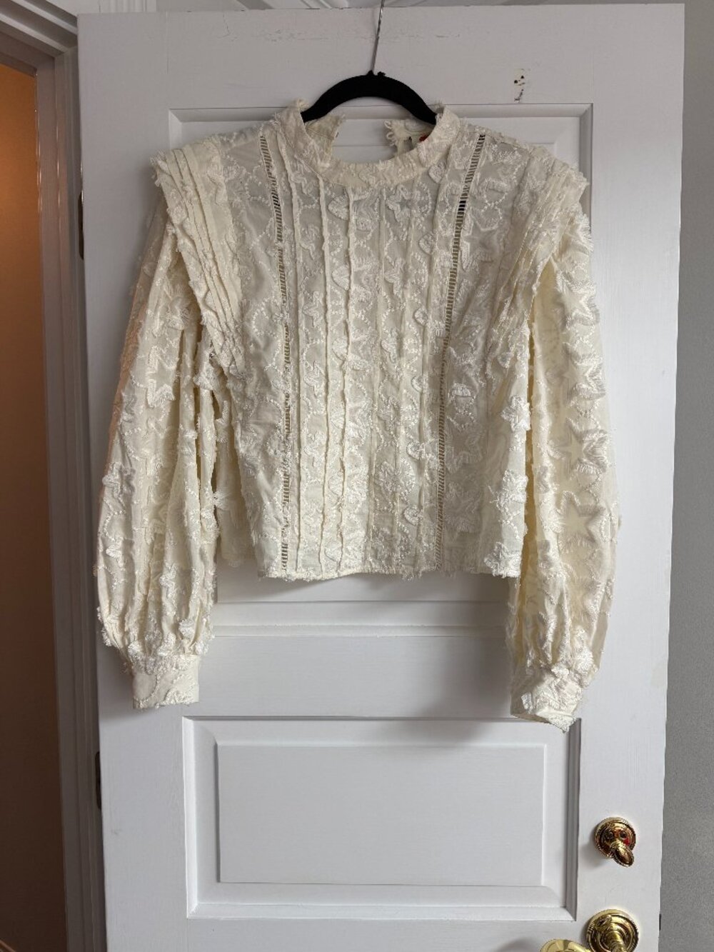 FARM Rio 3D Stars Blouse White Size M